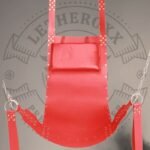 Red Leather Heavy-Duty Adult Sling