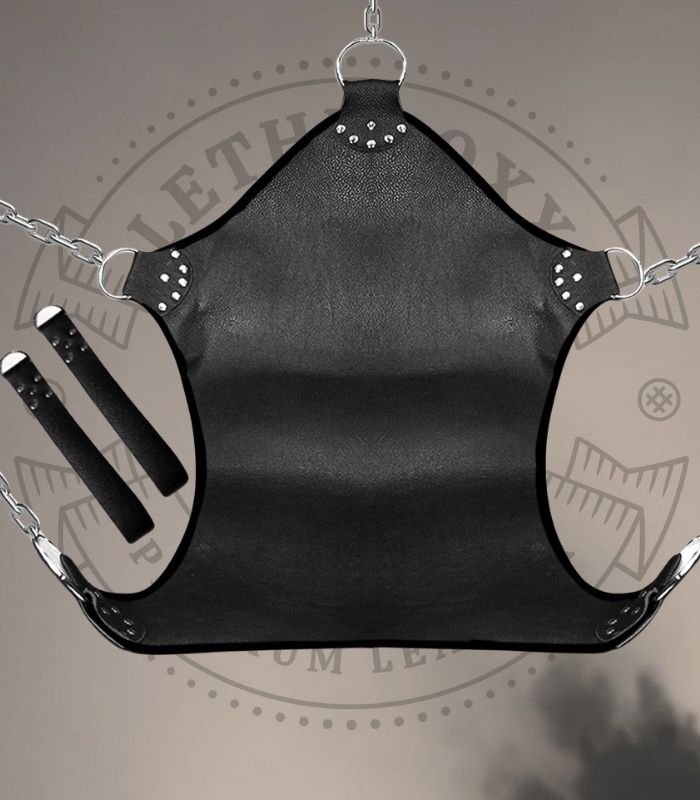 Black Leather BDSM Swing