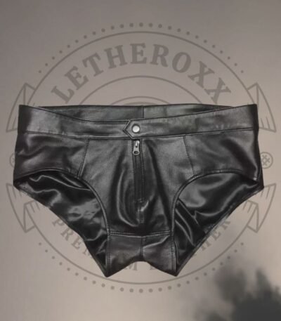 Lambskin Leather Briefs