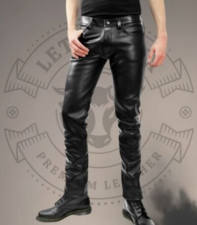 Black Leather Pants