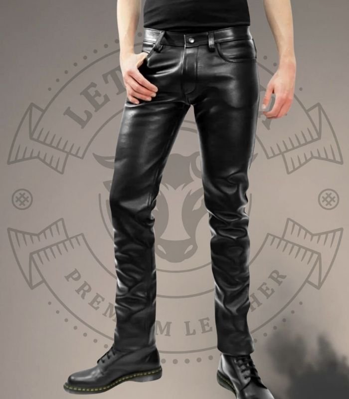 Black Leather Pants