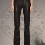 Bootcut Leather Pants