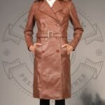 Brown Leather Coat