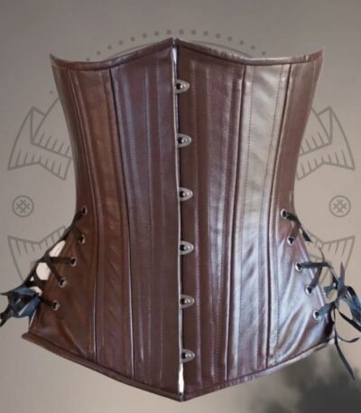 Brown Leather Corset
