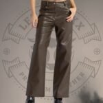 Brown Leather Pants
