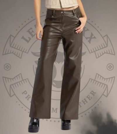 Brown Leather Pants