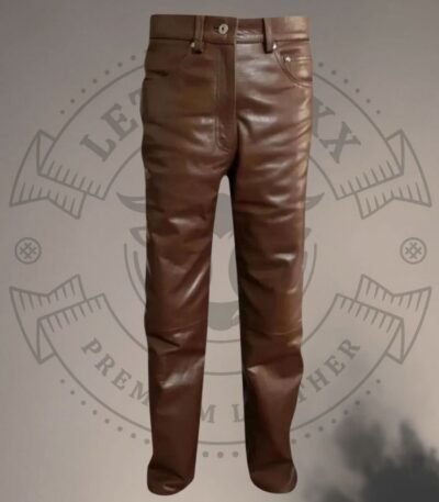 Brown Leather Trousers