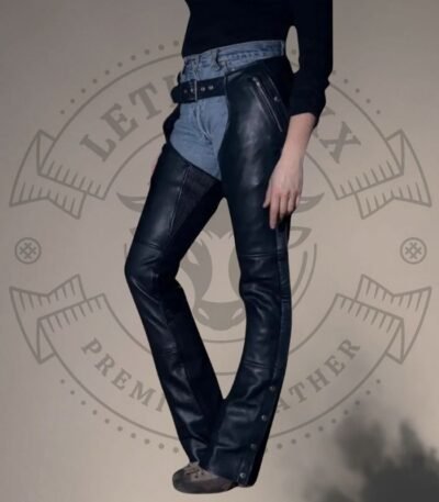 Leather Biker Chaps