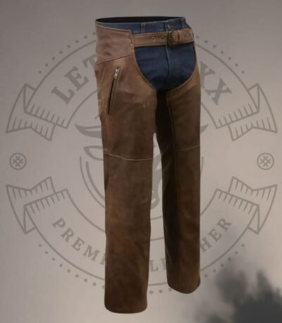 Leather Biker Chaps