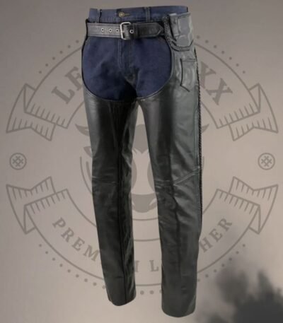 Leather Biker Chaps
