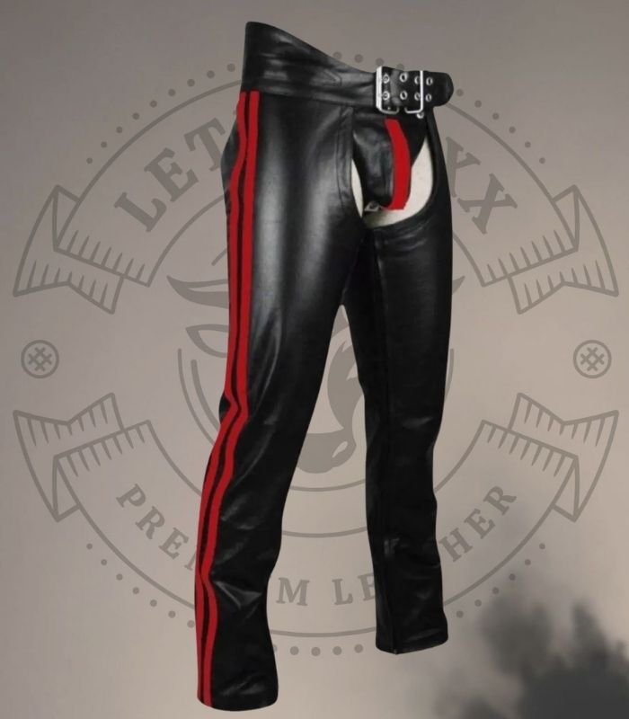 Leather Biker Chaps