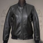 Leather Bomber Jacket