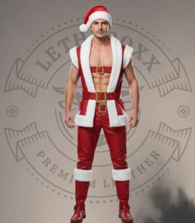 Leather Santa Costume