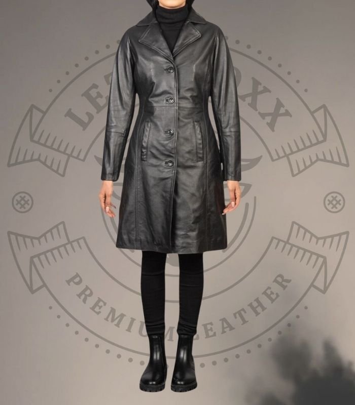 Leather Trench Coat