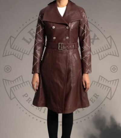 Leather Trench Coat