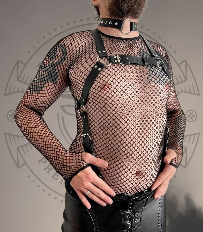 Men’s Leather Chest Harness