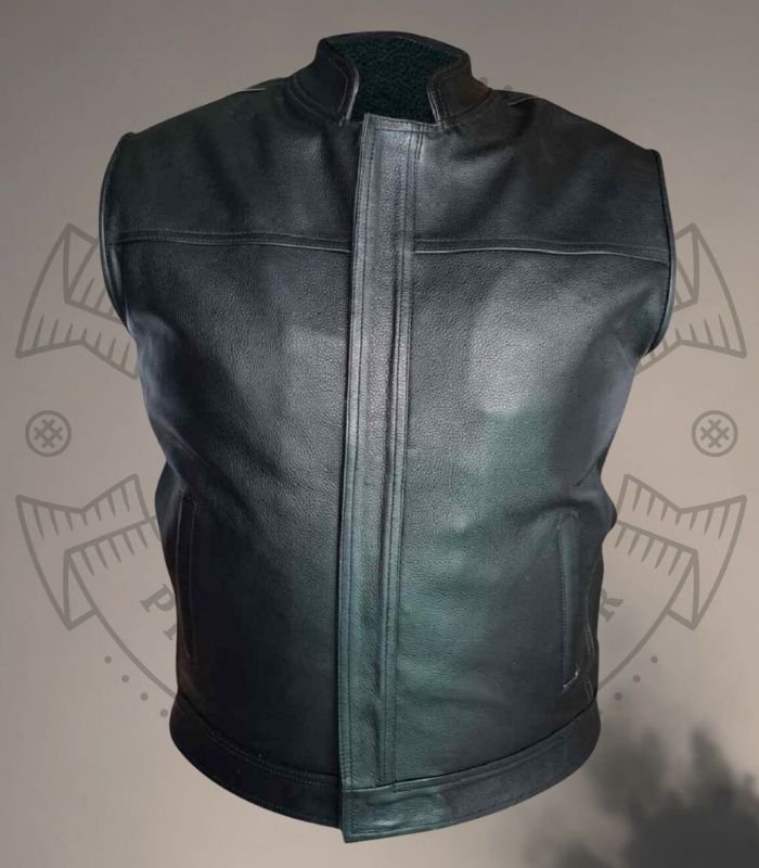 Men's Leather Vest