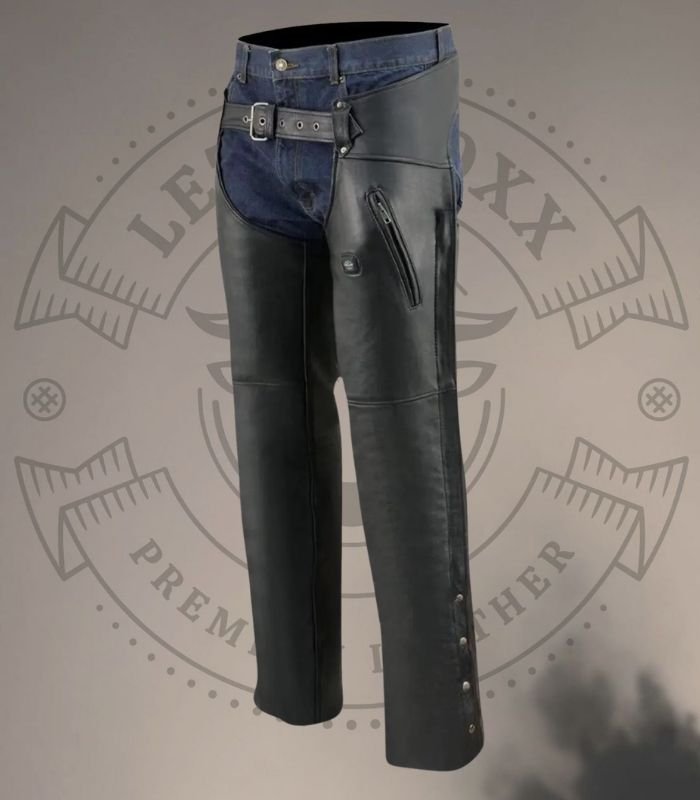 Motorcycle Chaps (1) Leather Motorcycle Chaps
