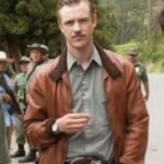 Boyd Holbrook Brown Leather Bomber Jacket