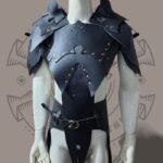 Black Cow Leather Medieval Armor – LARP & Viking Costume