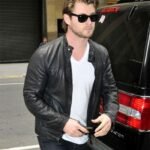 Chris Hemsworth Black Leather Jacket – Timeless Look