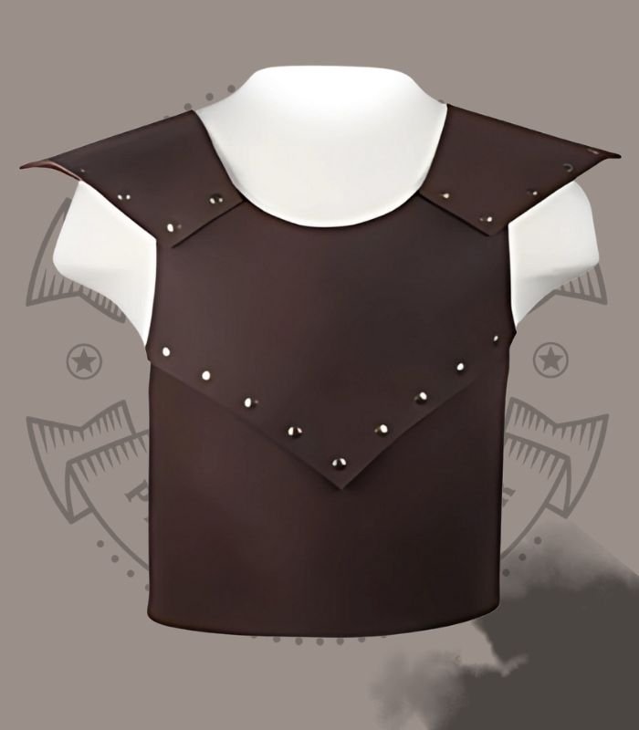 Leather Chest Armor Classic Brown Leather Chest Armor - Image 1